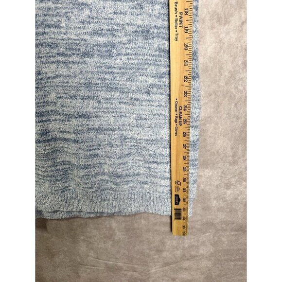 Softies Marshmallow Dress Womens S/M Blue Heathered Sweater Crew Neck Lounger - Picture 9 of 10